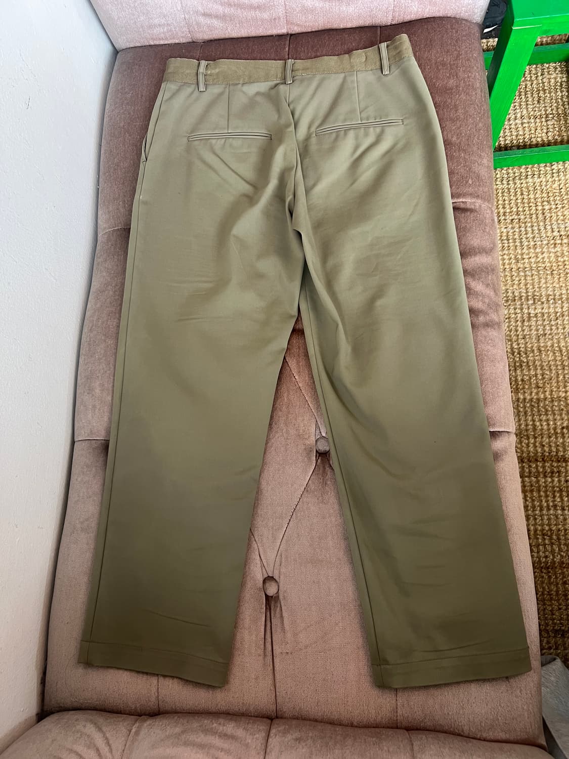 랑방 여성 카키 코튼팬츠 코튼슬랙스 상품이미지3