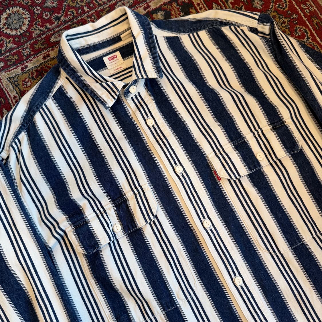 리바이스 스트라이프 투포켓 셔츠 [ 105 ] 상품이미지2