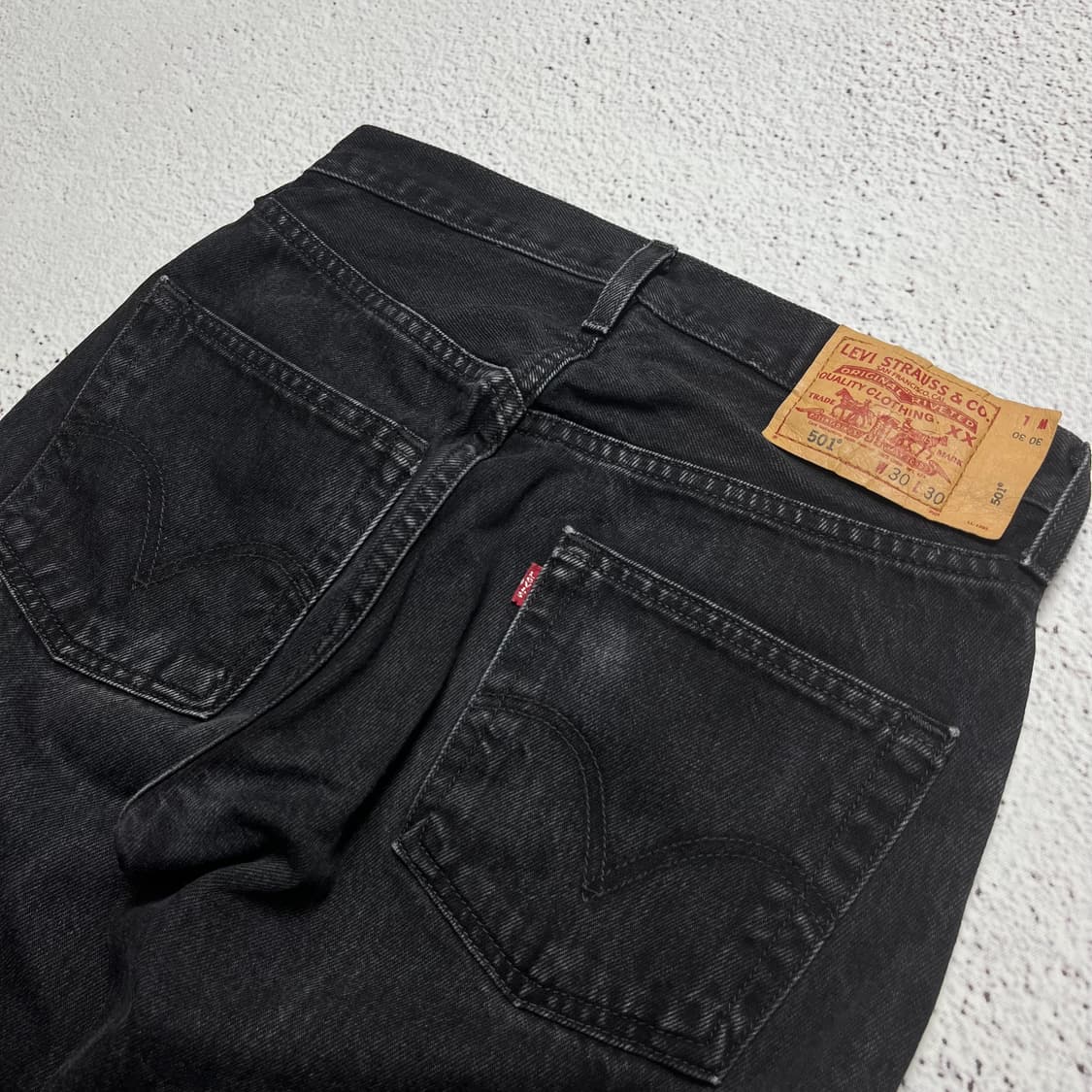 00s Levi's 501 Original Fit Black Denim  상품이미지3