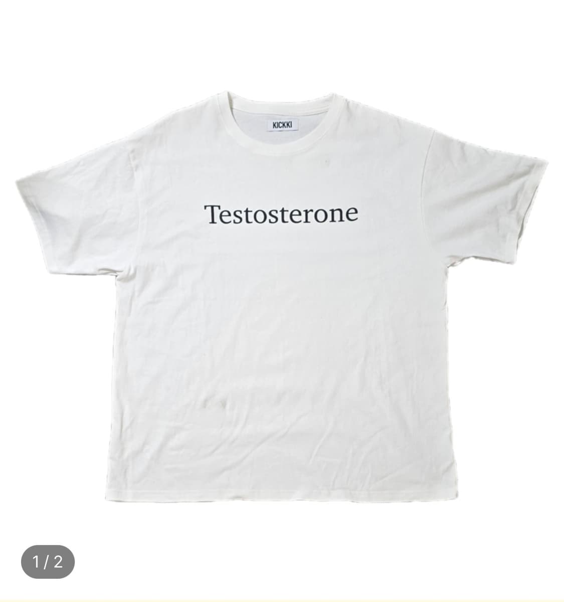 옷장정리 파격세일 킼키 Testosterone 티셔츠(공용) 상품이미지1