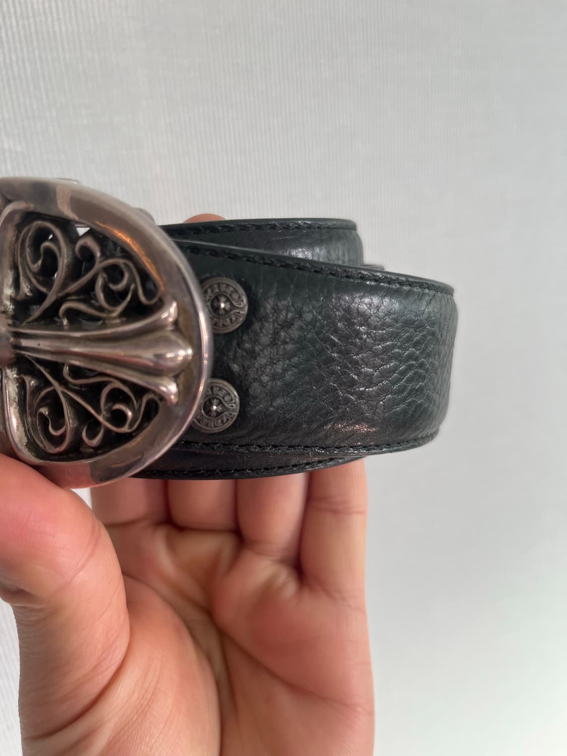 크롬하츠 클래식 오발 벨트 1.5 인치 34사이즈 상품이미지2