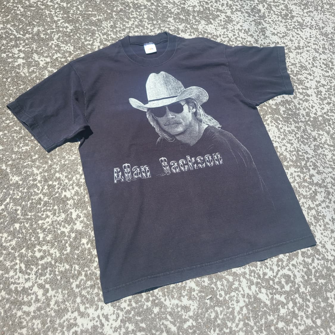 Alan Jackson 블랙 티셔츠 상품이미지1