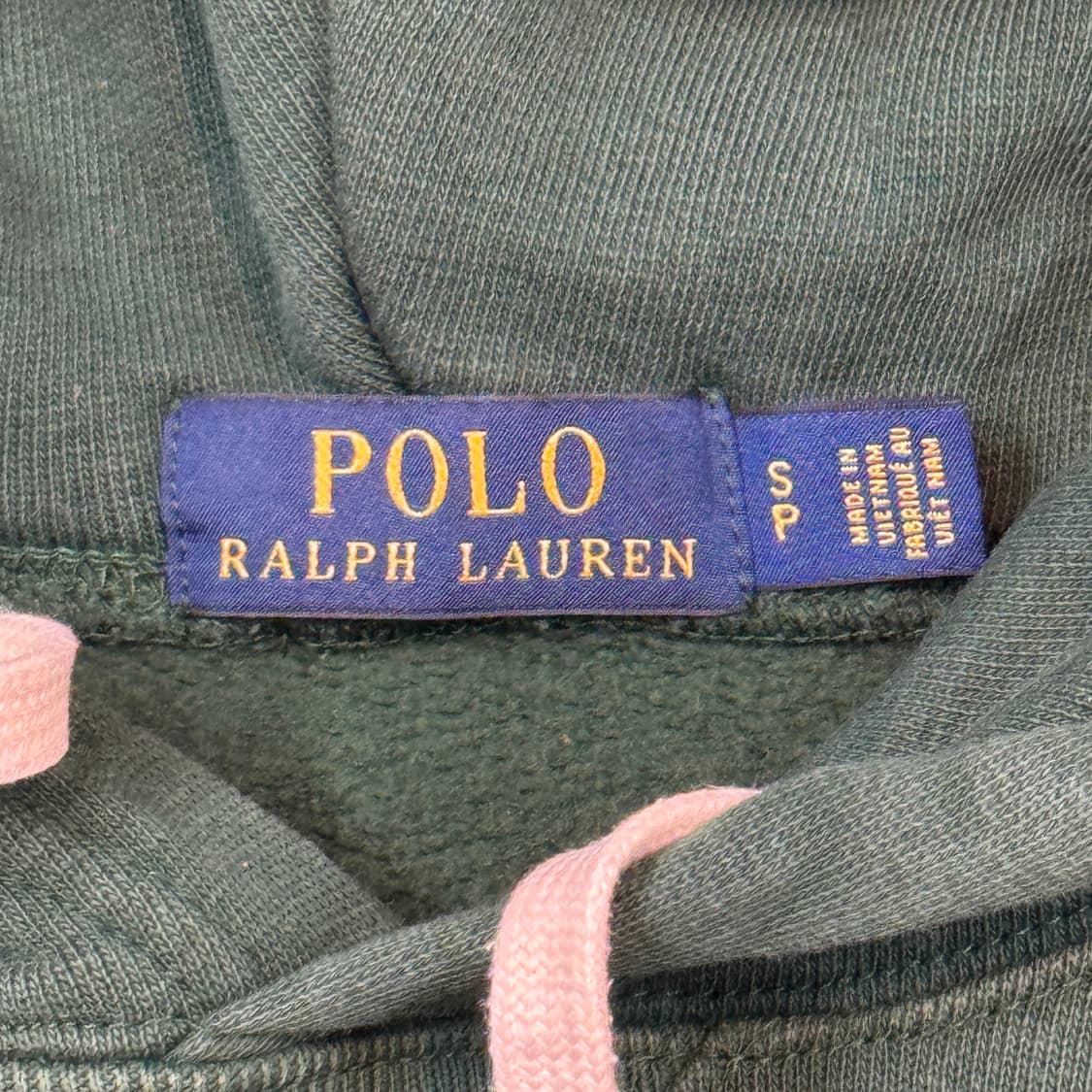 S) 폴로 랄프로렌 스펠로고 후드티 그린 상품이미지7