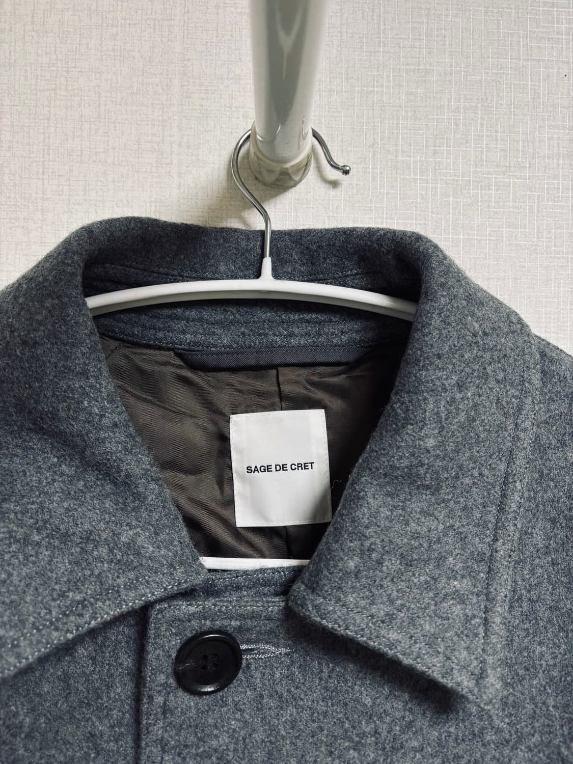 사쥬드크레 SAGE DE CRET 울 혼방 발마칸 코트 (사이즈 M) 상품이미지2