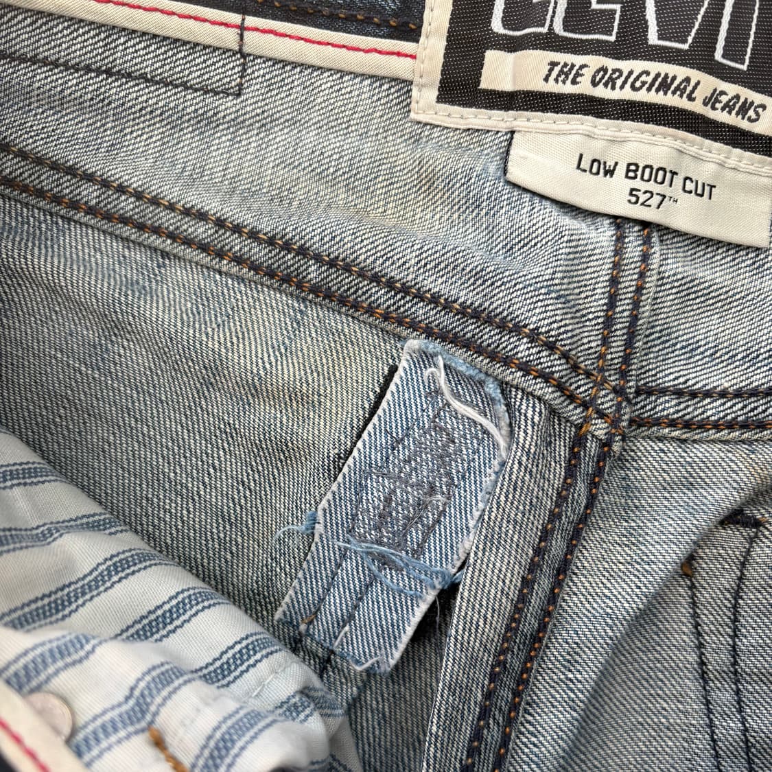 00s 리바이스 Levi’s 527 로우 부츠컷 데님 팬츠 상품이미지9