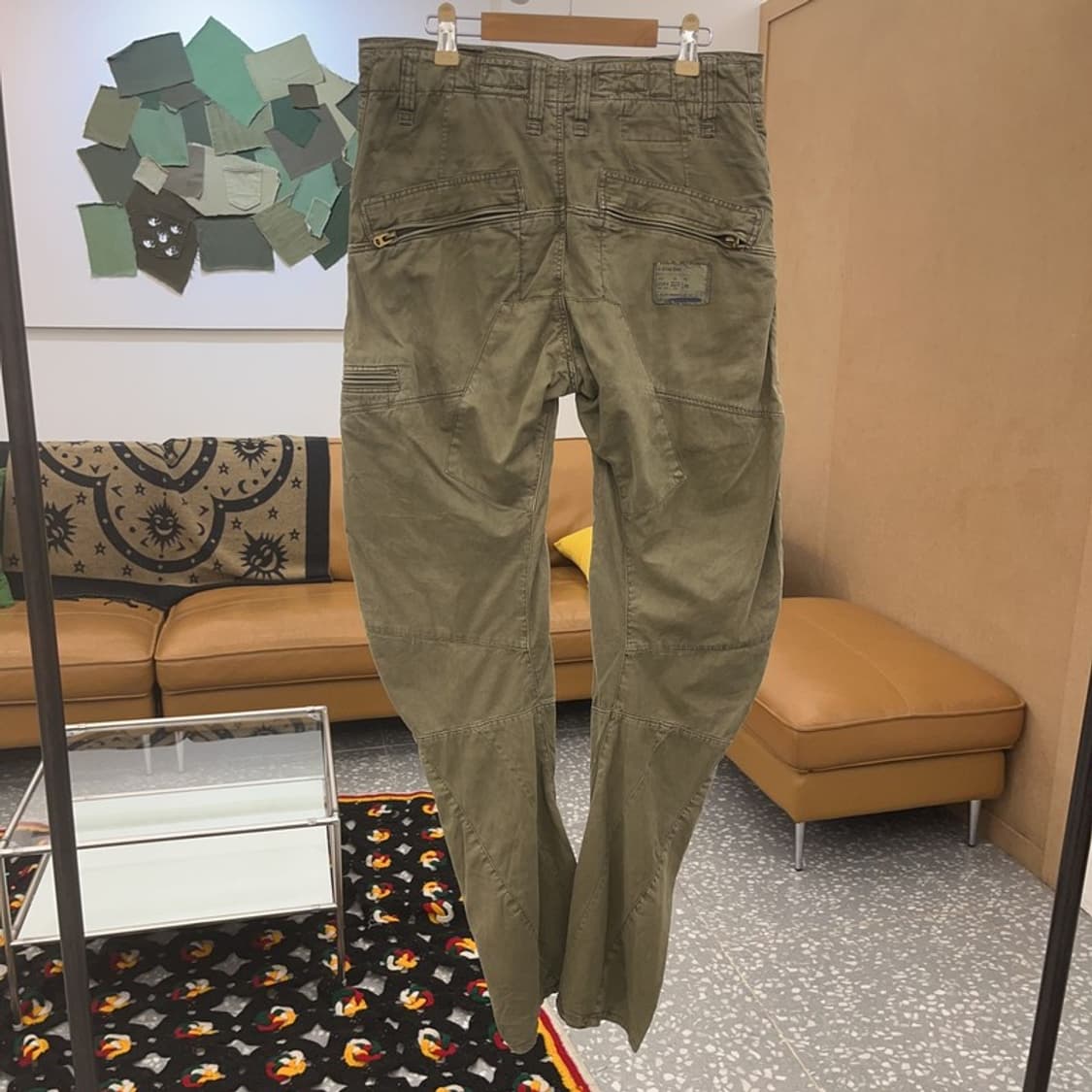 지스타 로우 아메카지 스트릿 말차카키 카고팬츠 29인치 C08076 상품이미지4