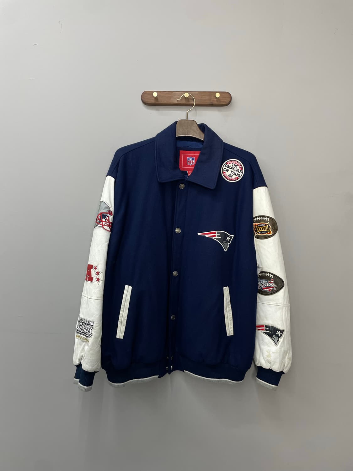 NFL 뉴잉글랜드 패트리어츠 슈퍼볼 챔피온 바시티 자켓 H518 상품이미지3