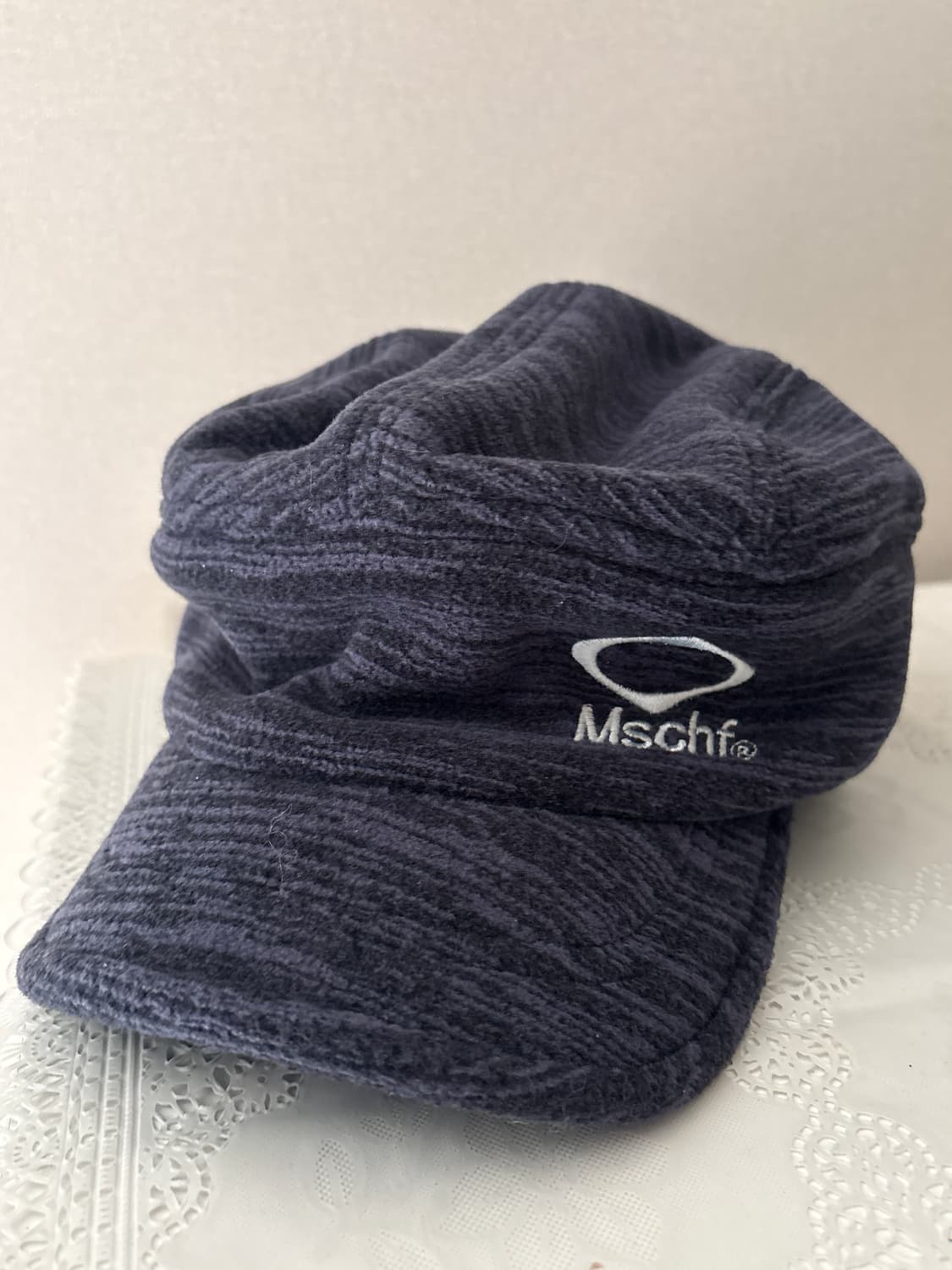 미스치프 플리스 패널 캡 챠콜 상품이미지1