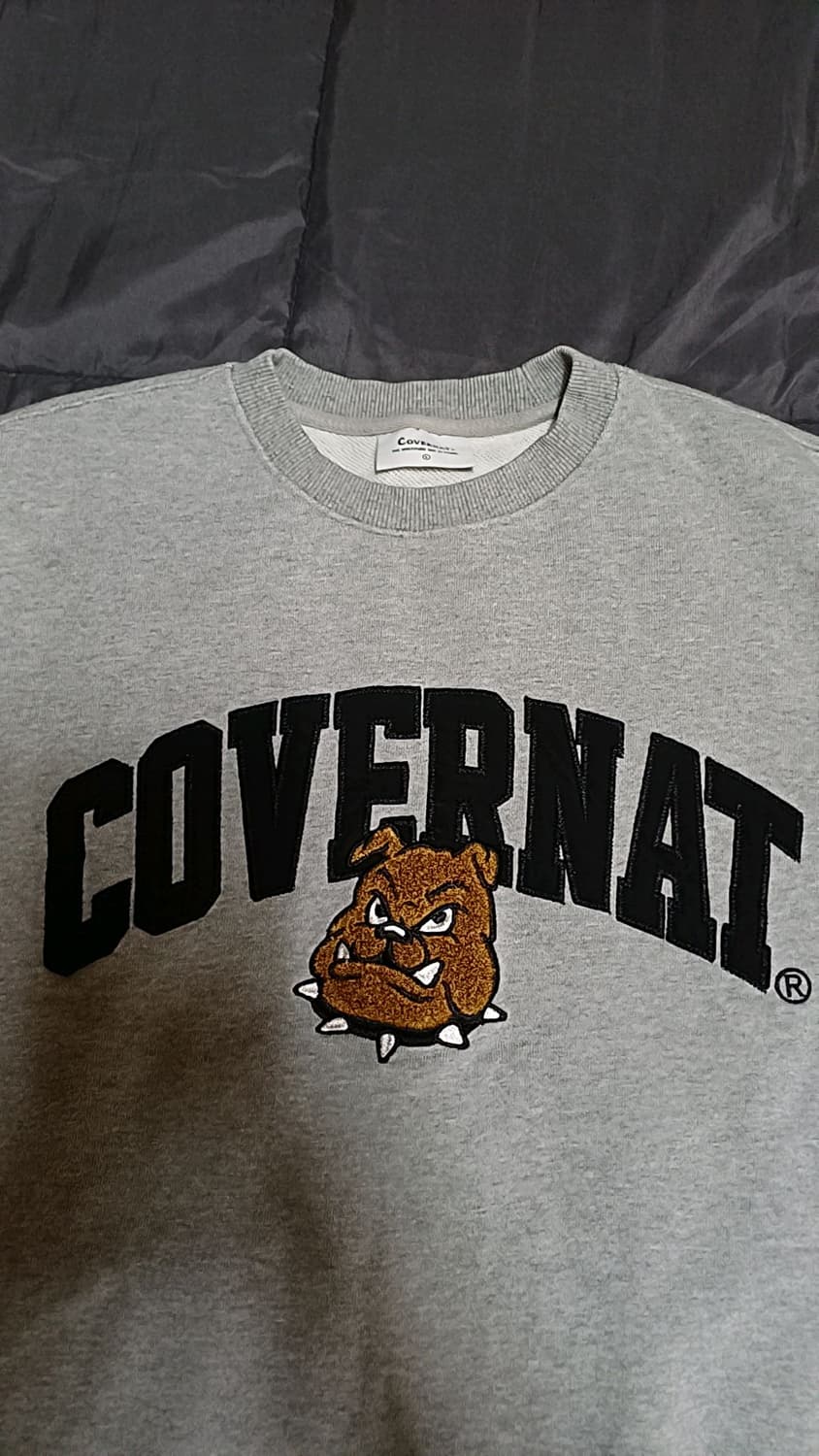 커버낫 오버핏맨투맨 100 여성77 가슴60 기장63 상품이미지2