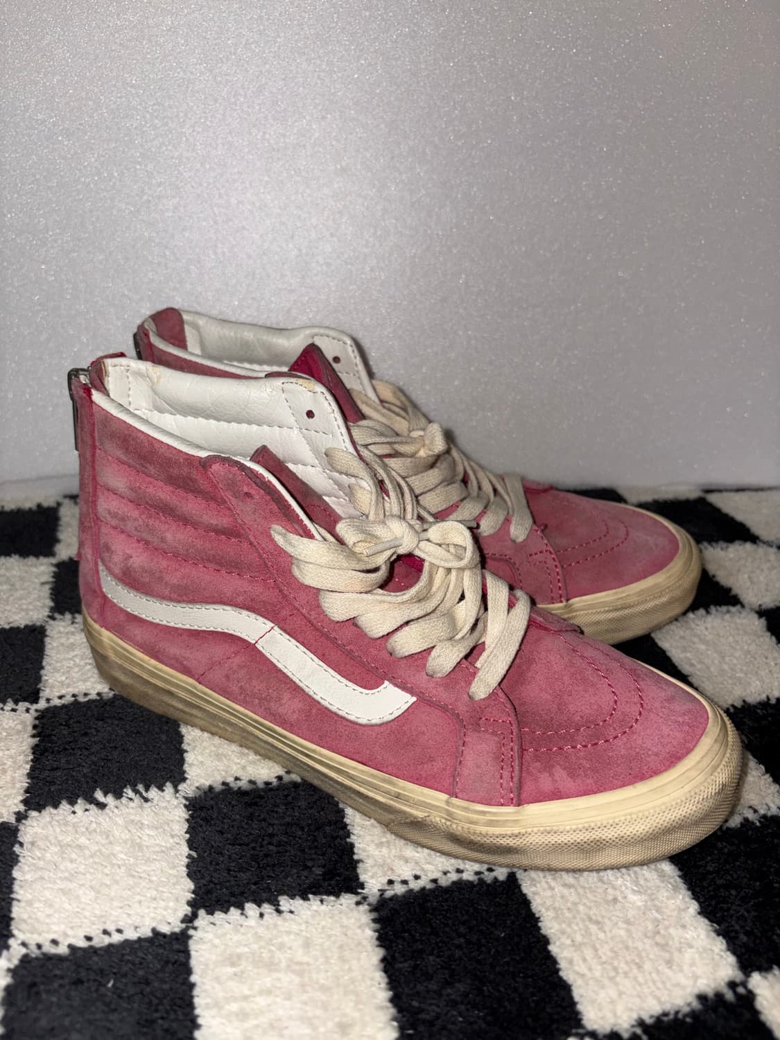 초 희귀) 반스 하이 핑크 지퍼 230 상품이미지3