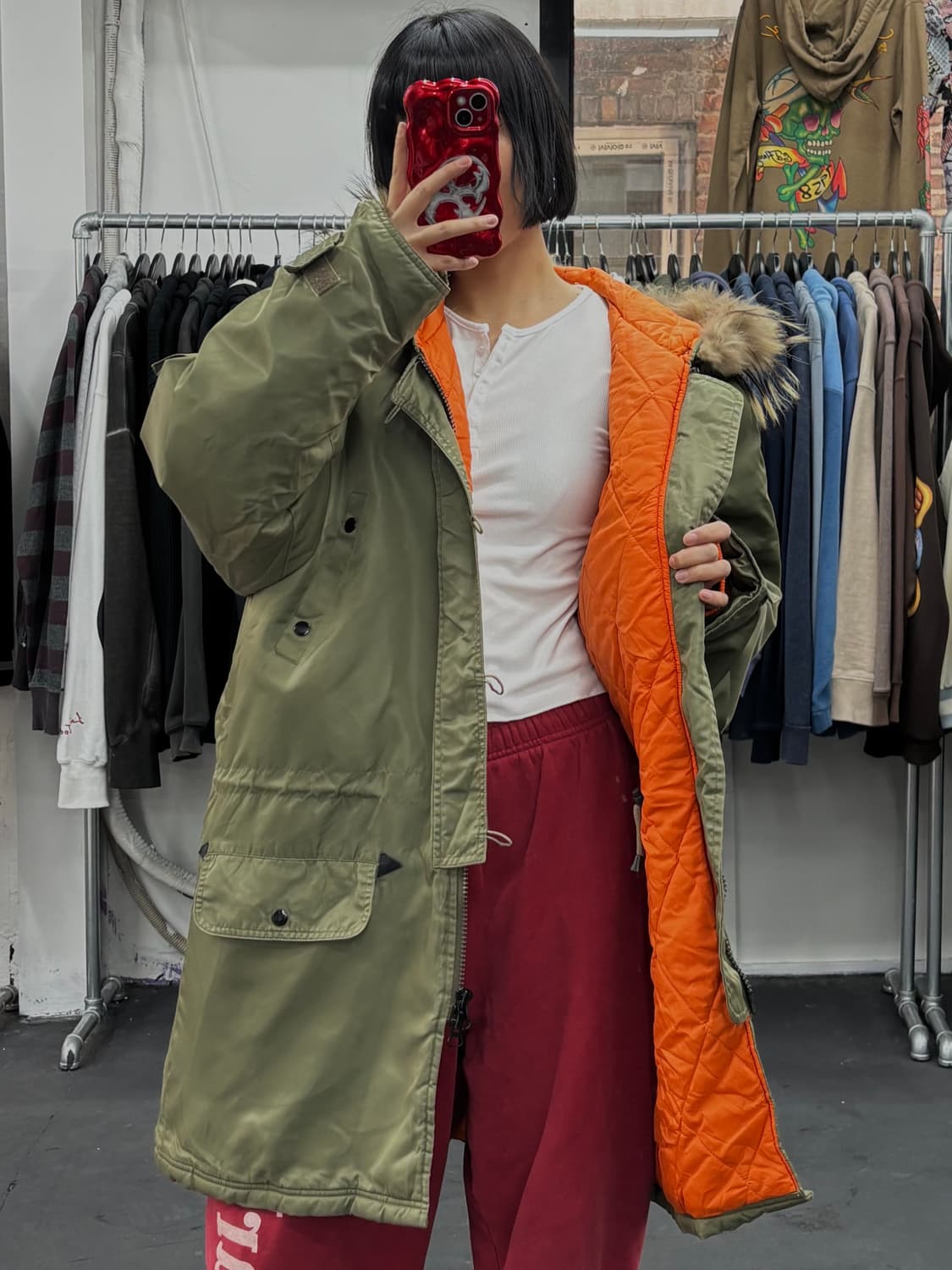 리바이스 퍼 후드 N3B 자켓 상품이미지4