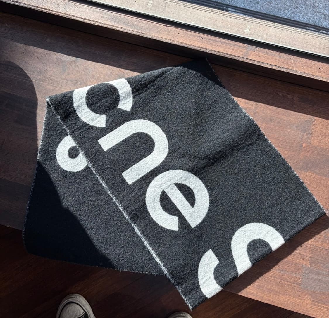 15494 - 아크네 스튜디오 로고 자카드 울 머플러 (울 74%) 상품이미지2