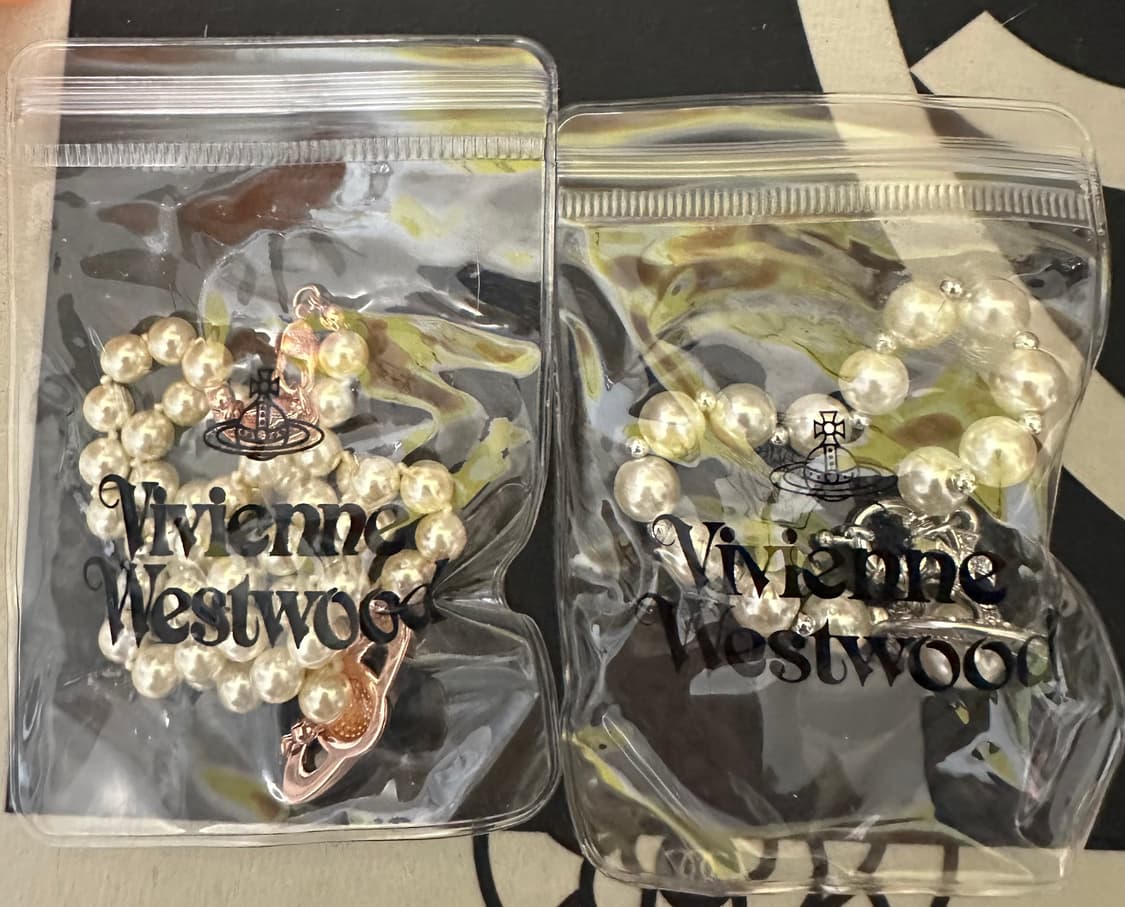 비비안웨스트우드 진주 목걸이&팔찌세트 상품이미지5