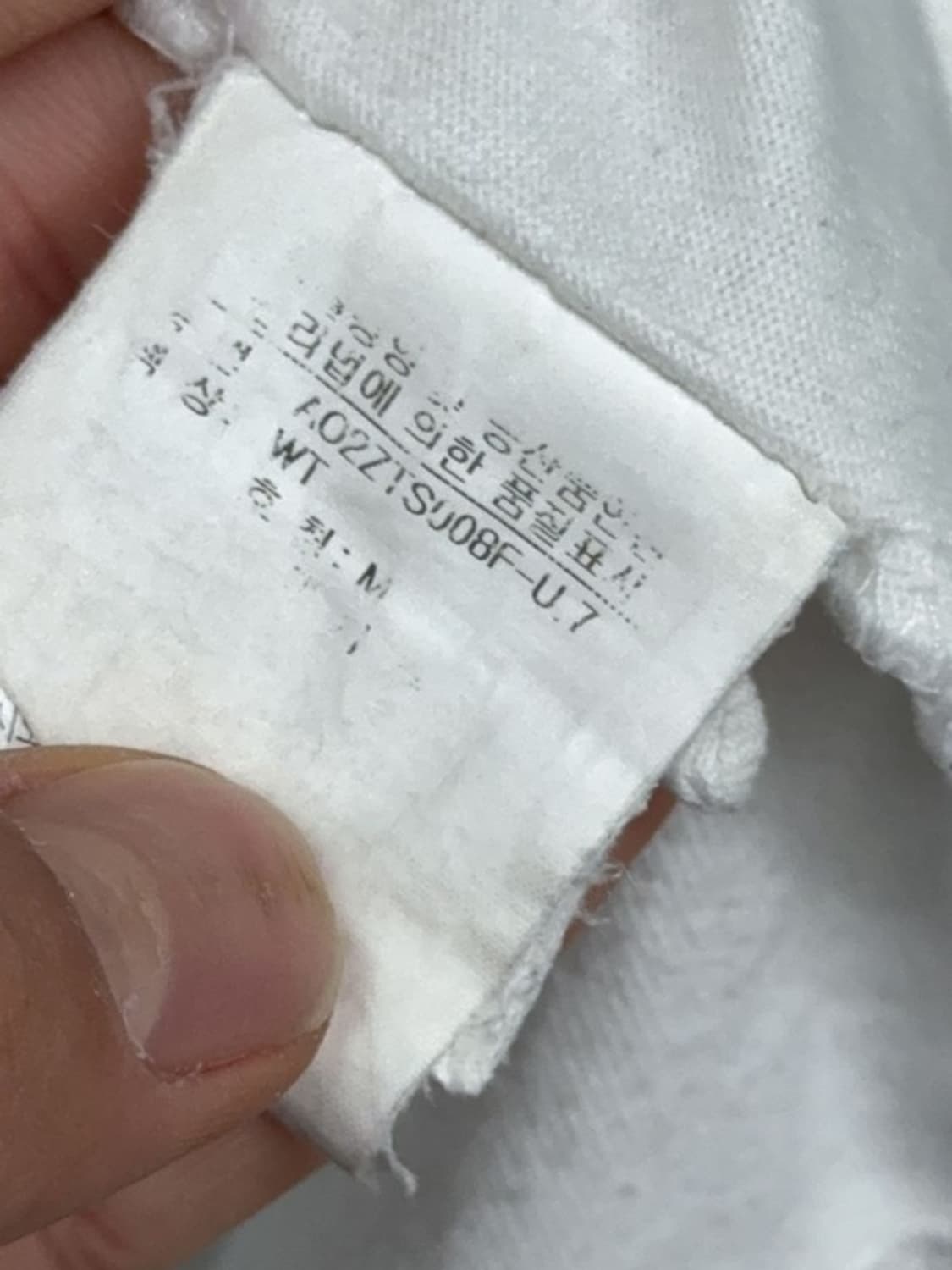ASK 미키마우스 Y2K 프린팅 화이트 숏 반팔티 M 상품이미지6