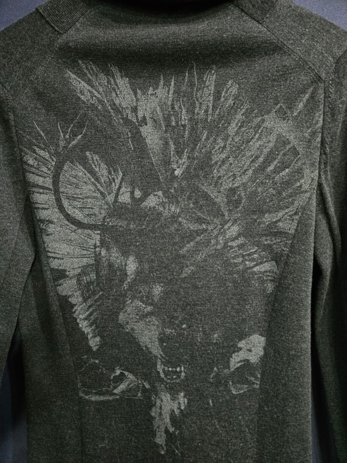 시스템옴므 다크그레이 남성 슬림핏 95~100 가디건  상품이미지8