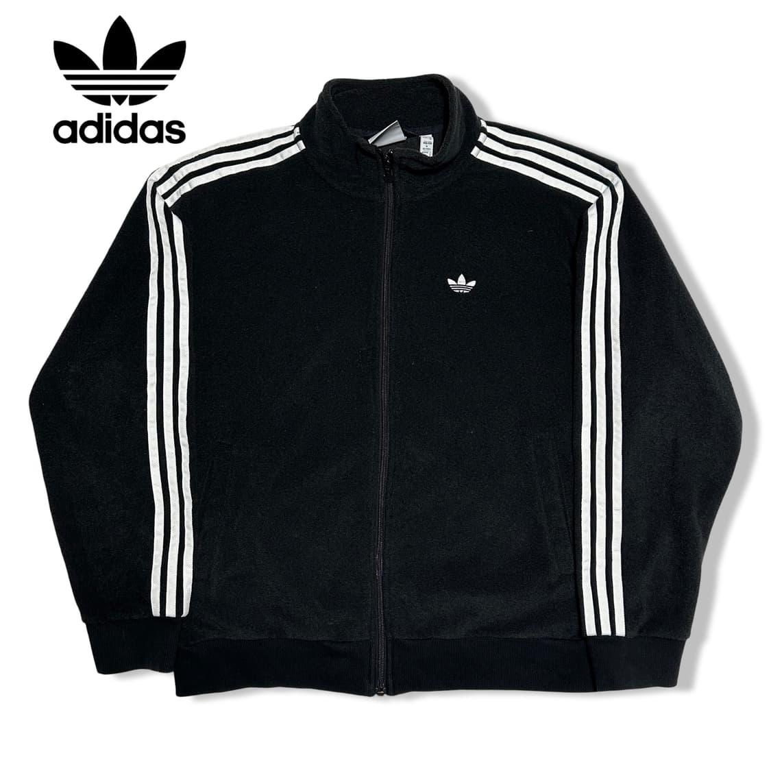 M 아디다스 블랙 부클 자켓 상품이미지1