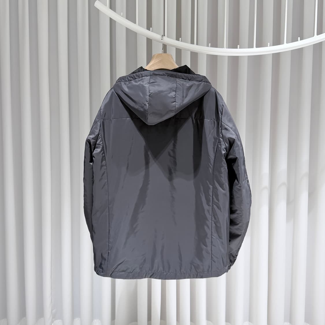 56 / 프라다 리나일론 리버시블 블랙 자켓 상품이미지8