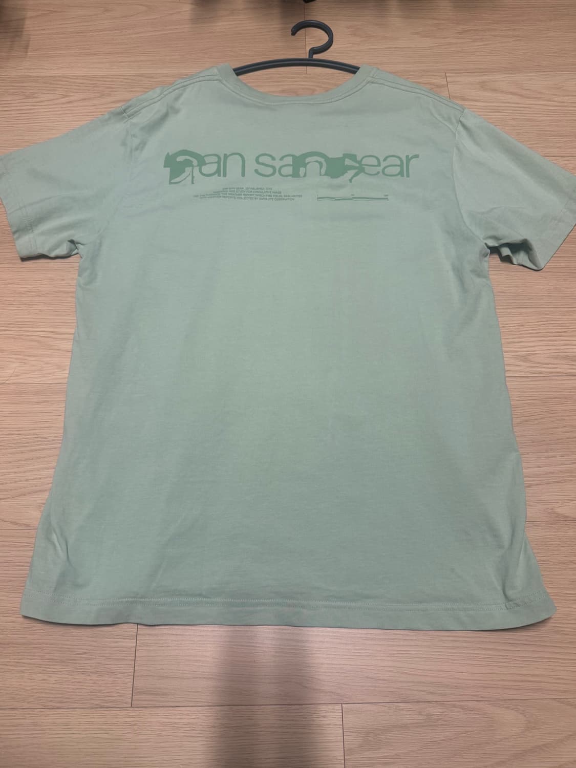 산산기어 25SS 로고 티셔츠 라이트그린 LOGO T-SHIRT 상품이미지4