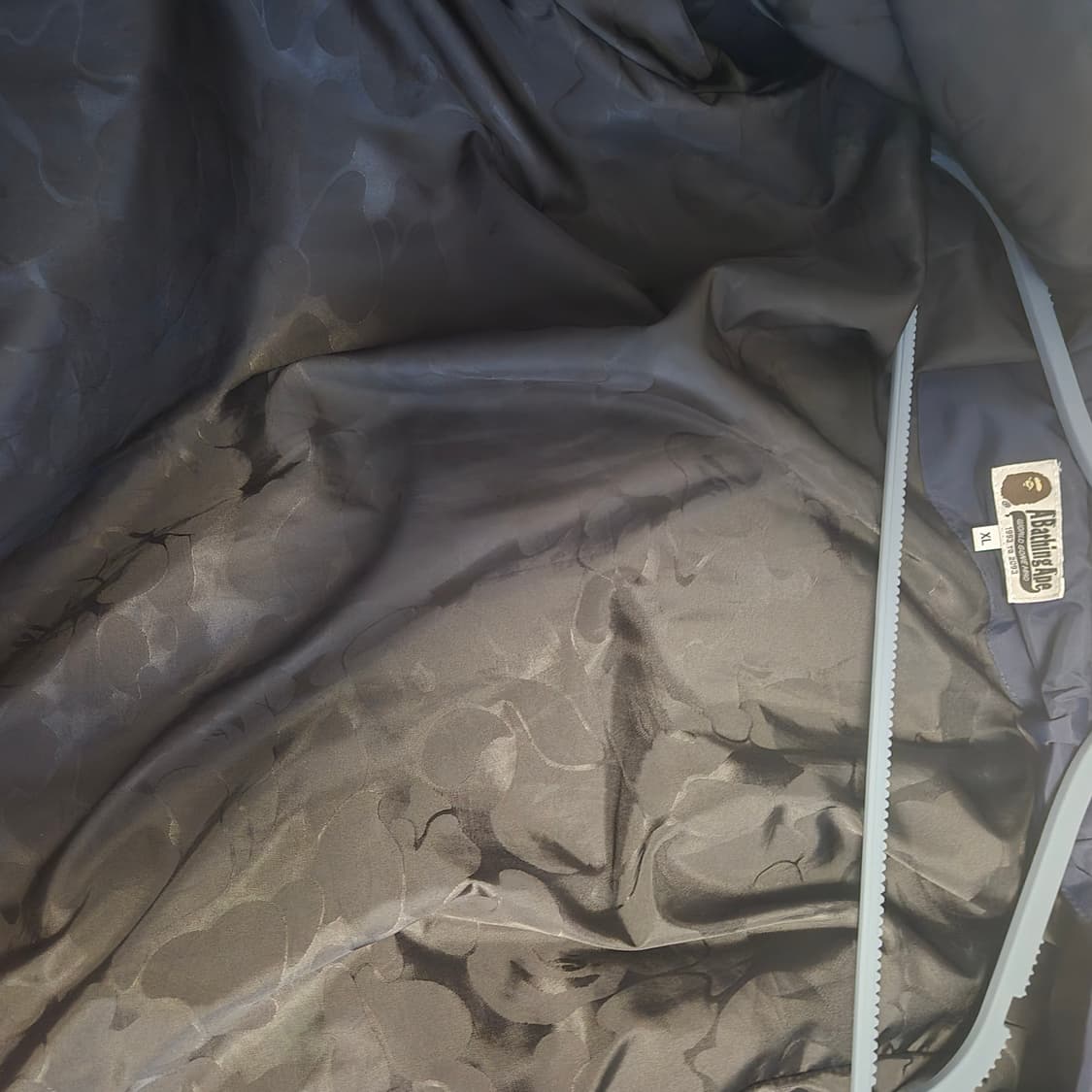 베이프 네이비 아카이브 라인 퀄팅 패딩 자켓 상품이미지5