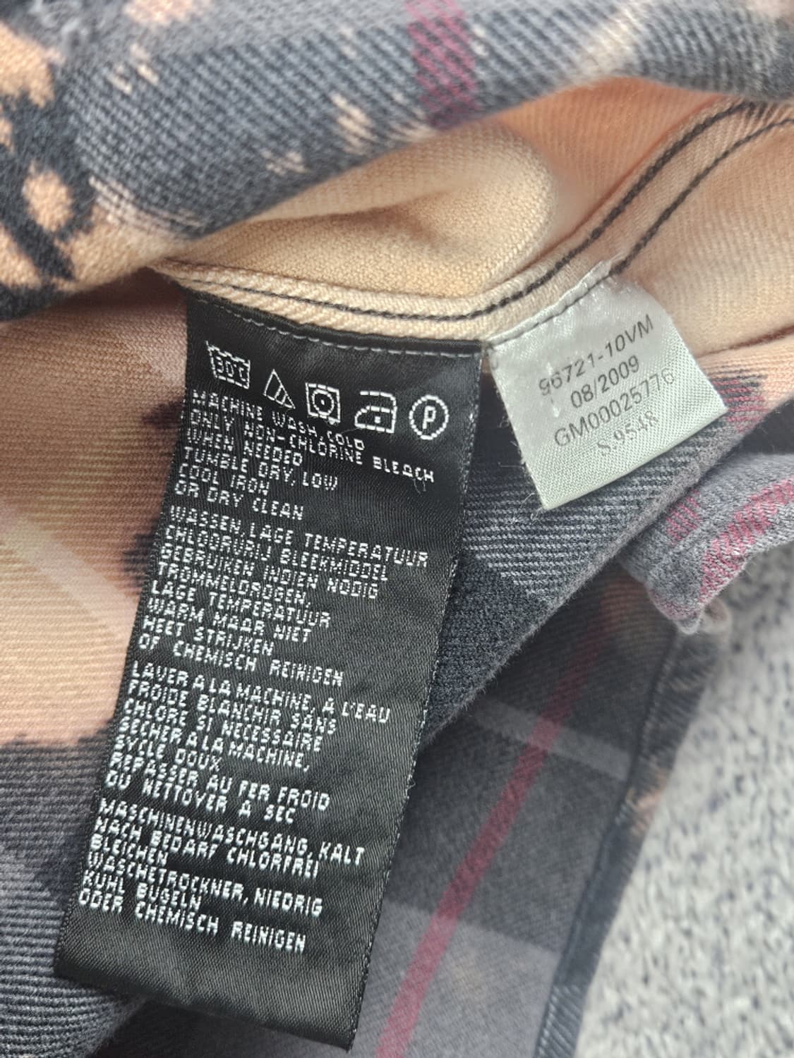 할리데이비슨 다잉 워시드 커스텀 플란넬 셔츠 ( L ) / 10585 상품이미지10