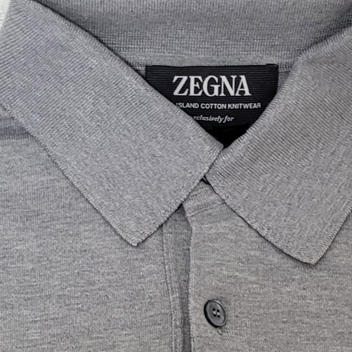 제냐 프리미엄코튼 긴팔 카라 48 상품이미지1