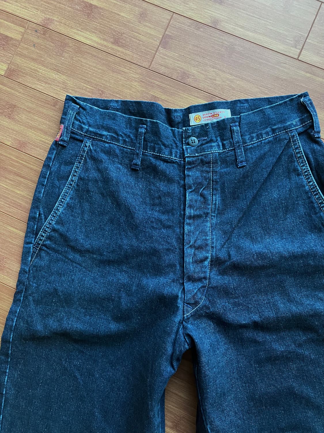 45rpm 셀비지 데님 팬츠 상품이미지2