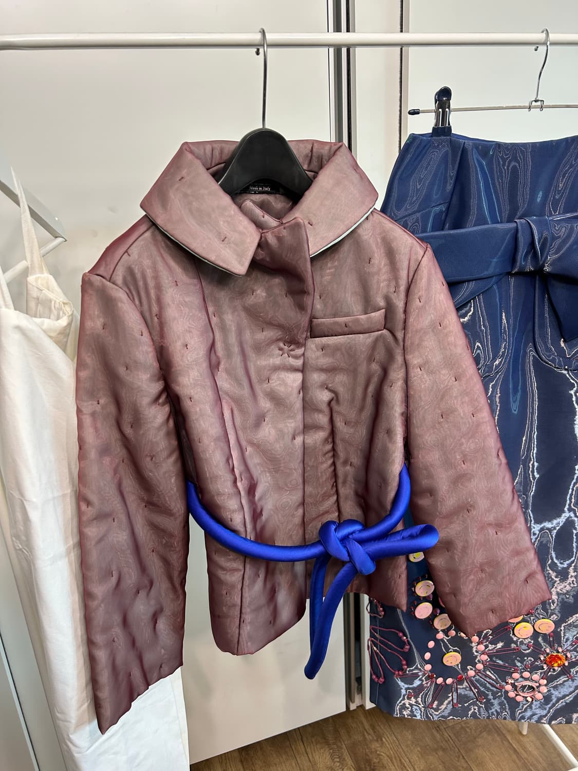 마르지엘라 컬렉션 소장용 실크 페인팅 자켓 상품이미지2