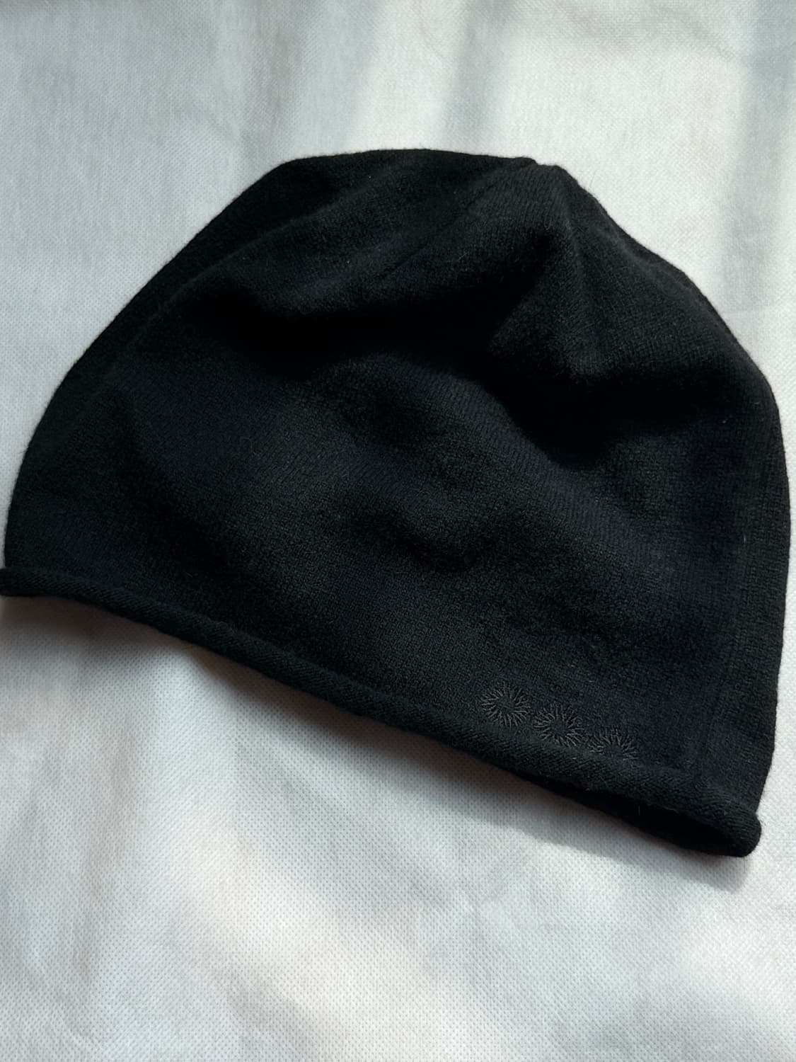 OVERFIT ROLLED BEANIE BKACK 상품이미지2