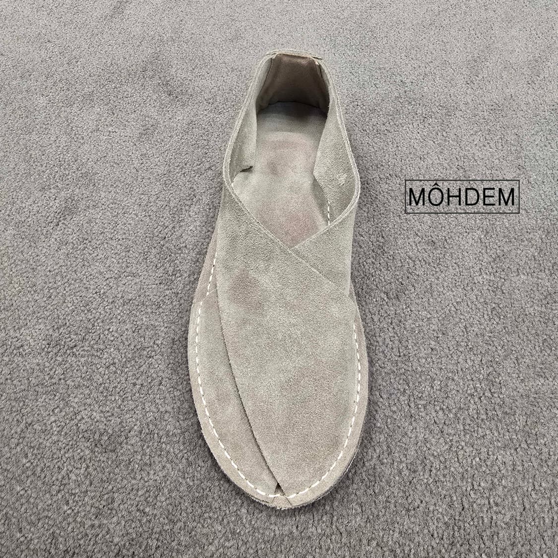 [premium] 미니멀 스웨이드 가죽 샌들 슬리퍼 상품이미지2