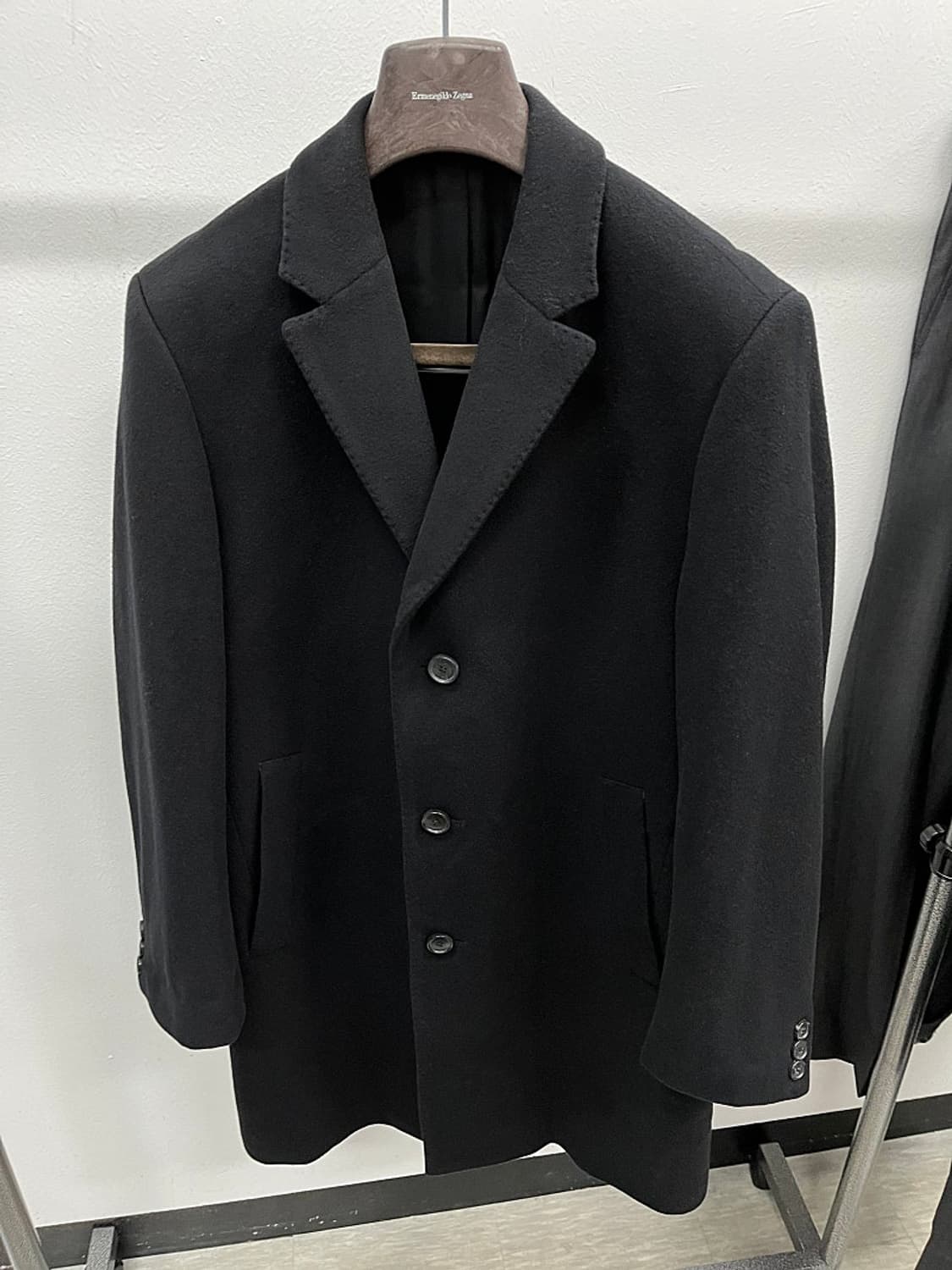 100-105) 휴고보스 울 캐시미어 코트  상품이미지4