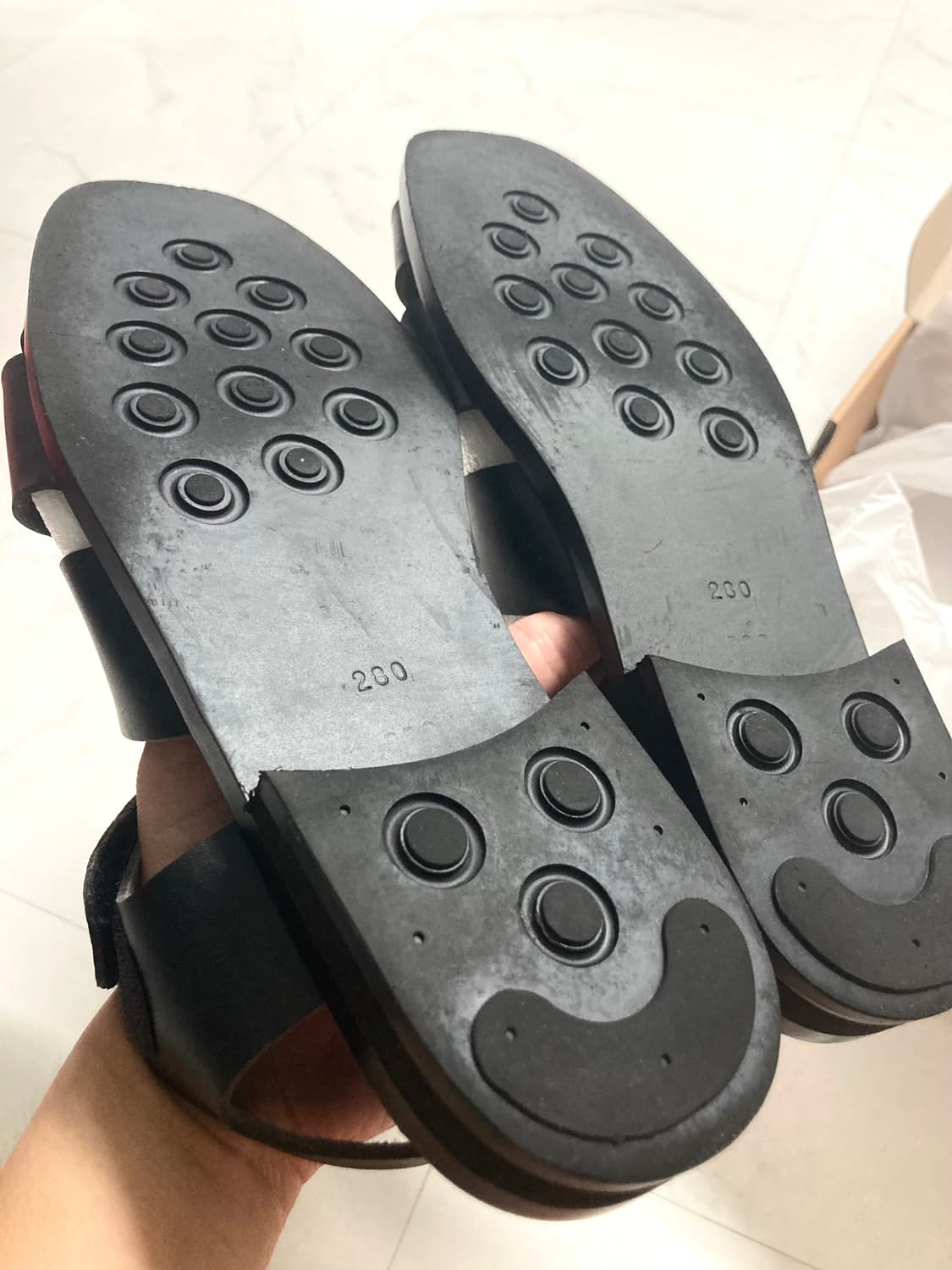 (새상품)커스텀에이드 레더 피셔맨 샌들 280 상품이미지9
