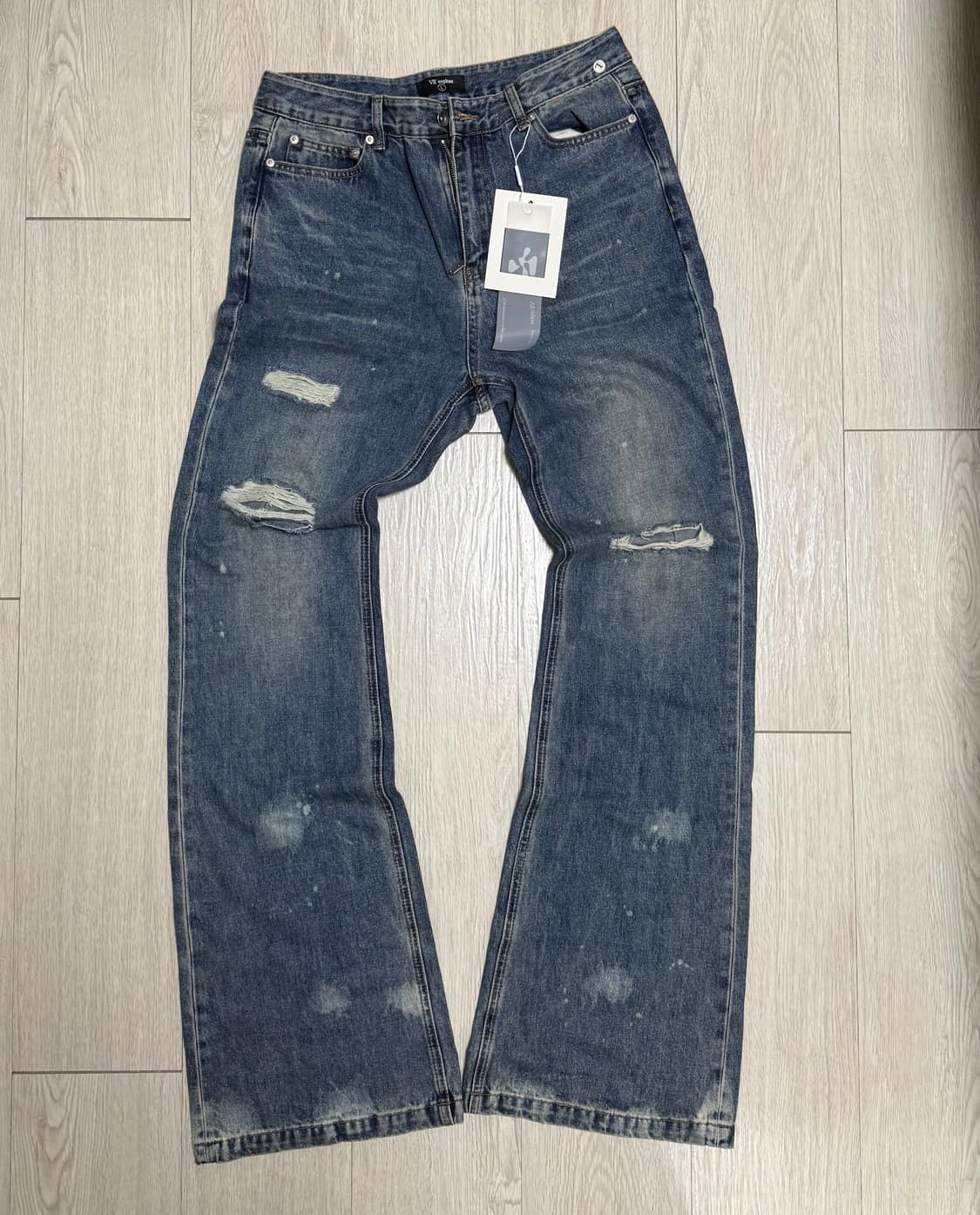 (L)VII explore 데미지 데님 청바지 상품이미지1