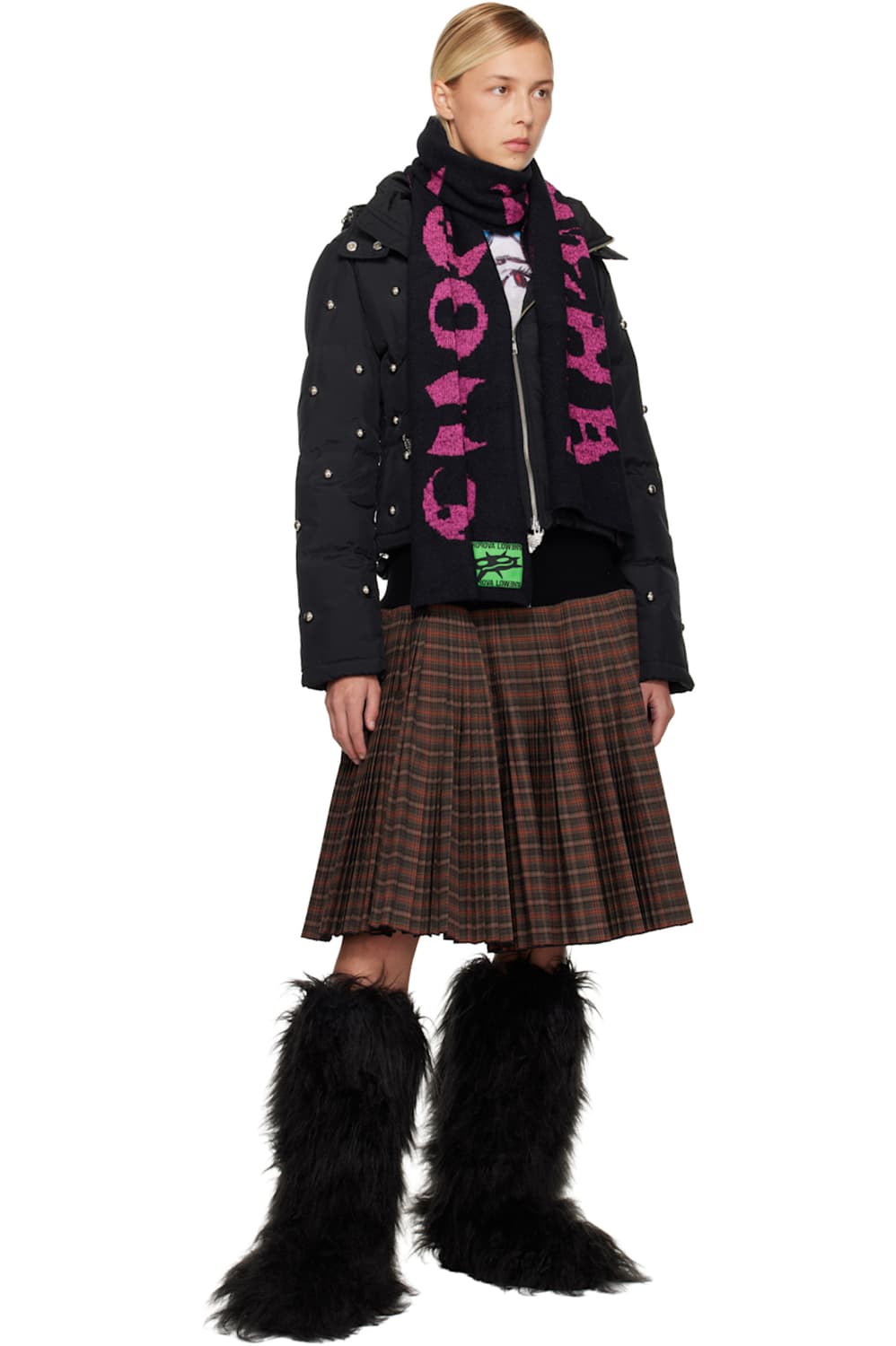 초포바 로위나 25fw Cyber 머플러 상품이미지2