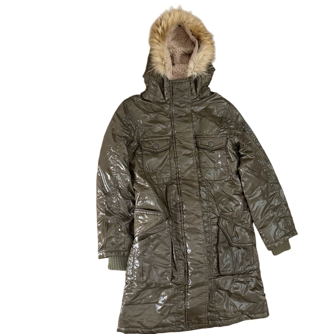 Von dutch 본더치 퍼후드 패딩 점퍼 상품이미지2