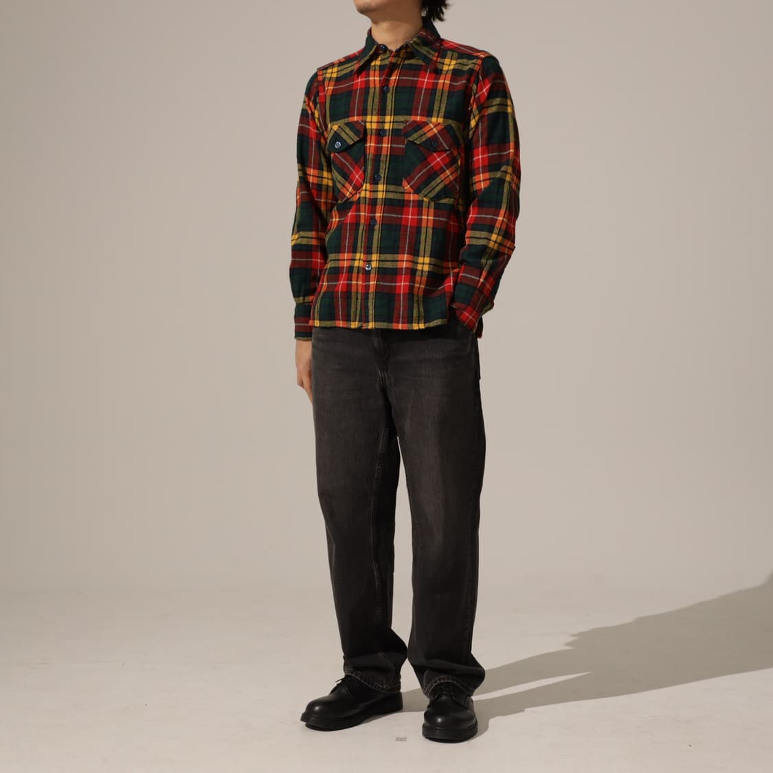 90s 울리치 울 플란넬 셔츠 상품이미지7