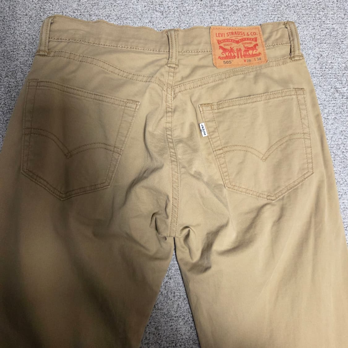 리바이스 505 베이지 코튼 치노팬츠 29-30 상품이미지8