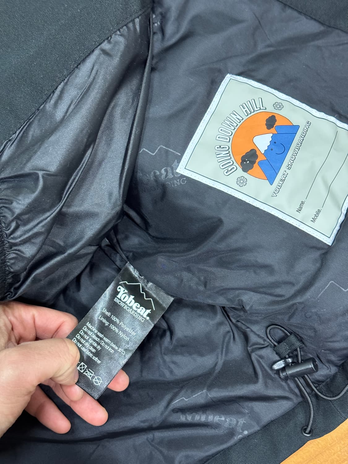 요비트 스노우보딩 자켓 사이즈 L 100 새상품 상품이미지5
