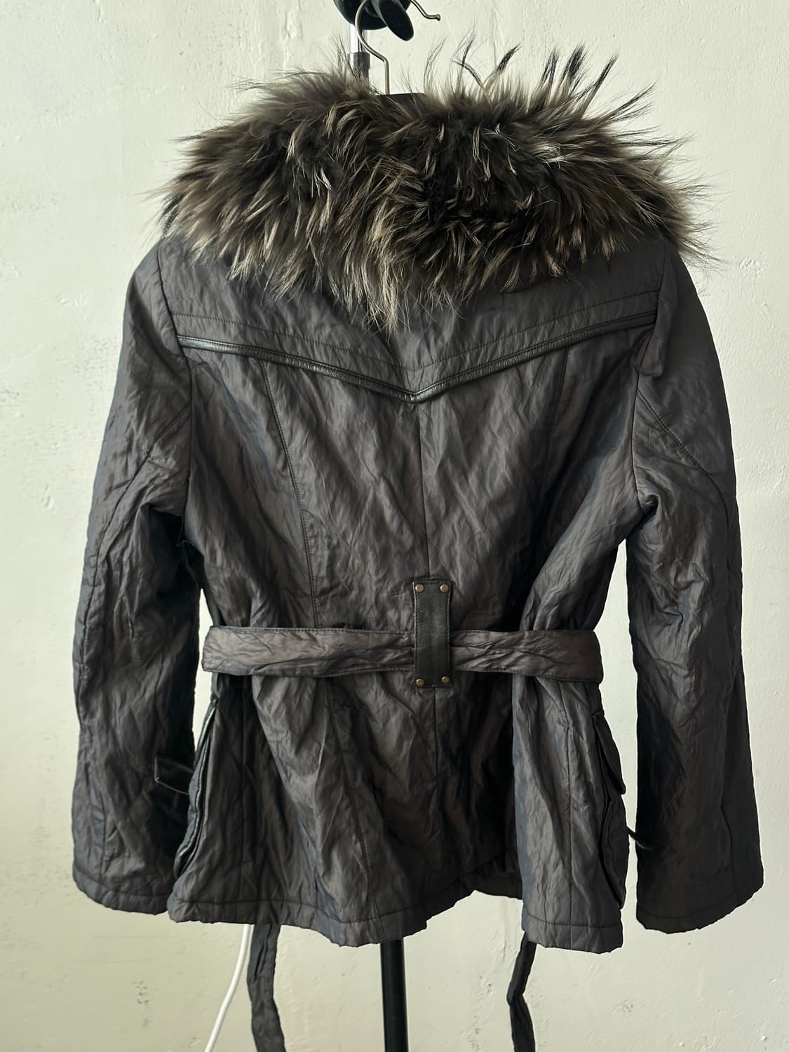 Japanese Vintage 퍼 경량패딩 상품이미지2