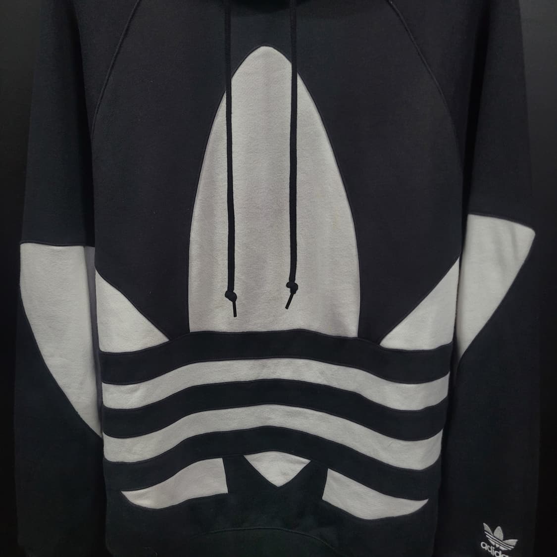 아디다스 불꽃 파이어버드 트레포일 빅로고 후드 상품이미지2