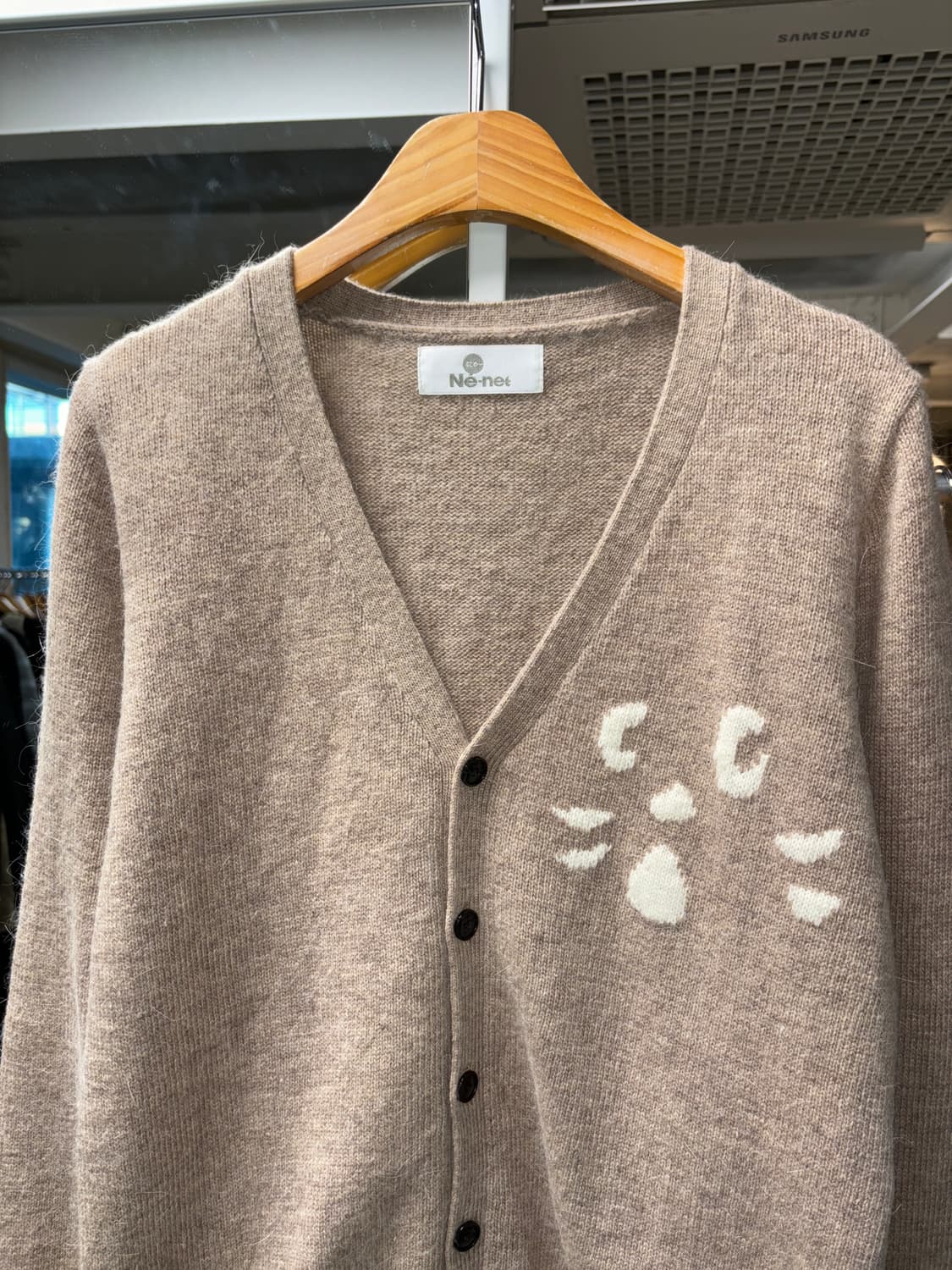 네넷 베이지 가디건 상품이미지2