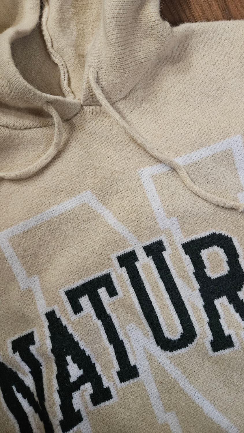 니트후드조끼 남여공용 새상품 상품이미지4