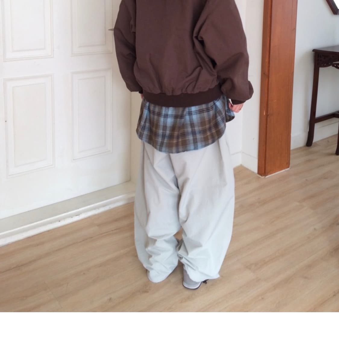 나일론 팬츠 그레이 상품이미지3