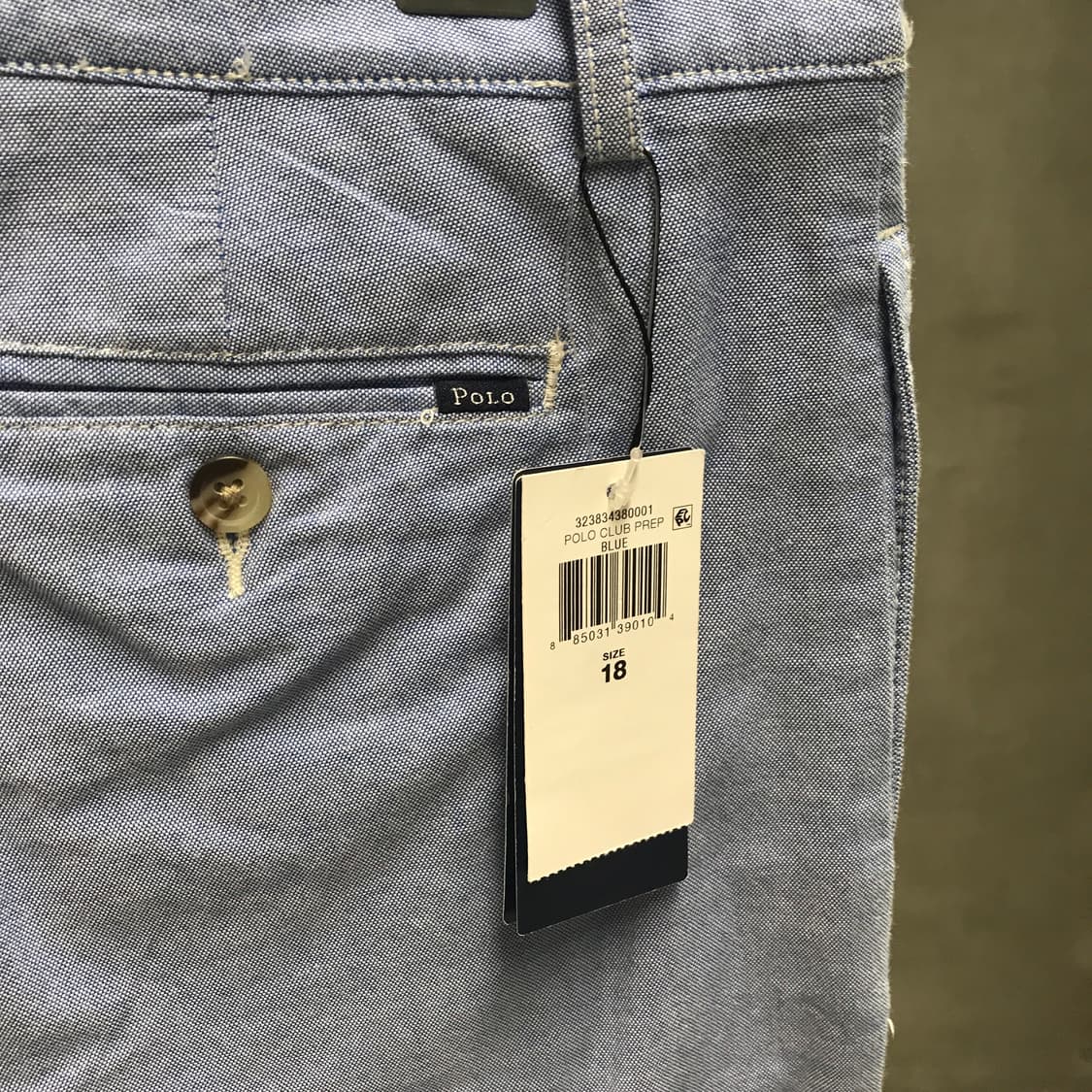 폴로 랄프로렌 치노 팬츠 스카이블루 새상품 18(W) 상품이미지4