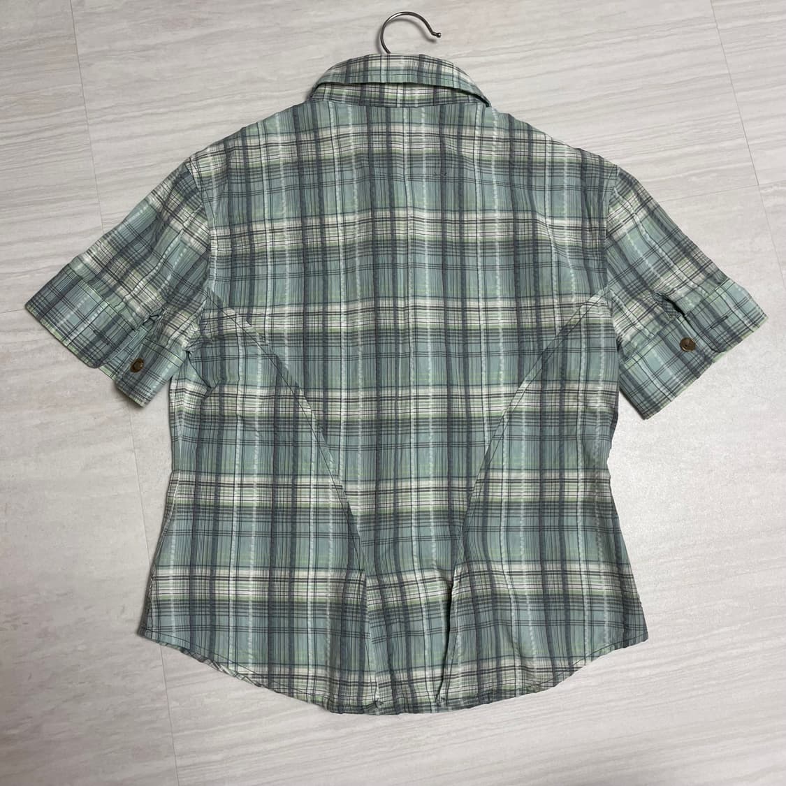 헤레틱 BACK CURVE SHORT SLEEVE SHIRT / mint 상품이미지7