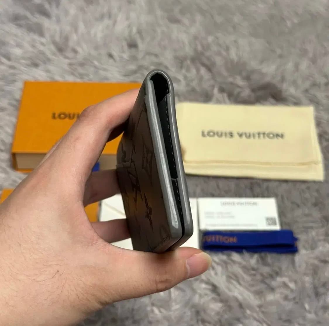 [풀구성] 루이비통 이클립스 쉐도우 오거나이저 카드지갑 그레이 상품이미지5