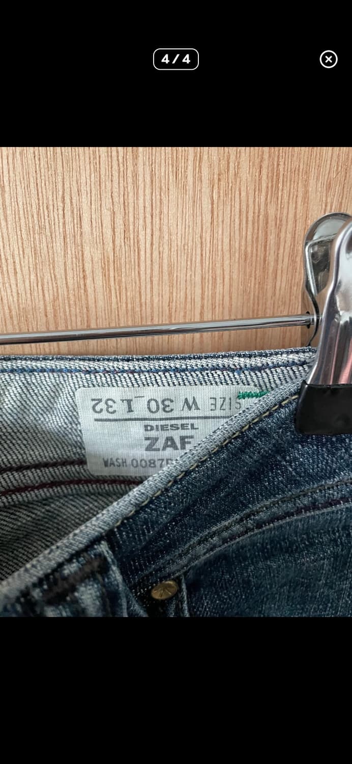 디젤데미지 플레어 데님 팬츠 상품이미지5