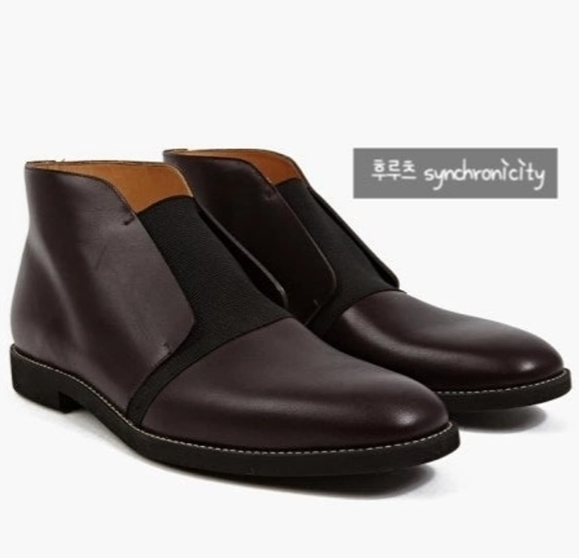 마르지엘라 밴딩 부츠 42 버건디 상품이미지10