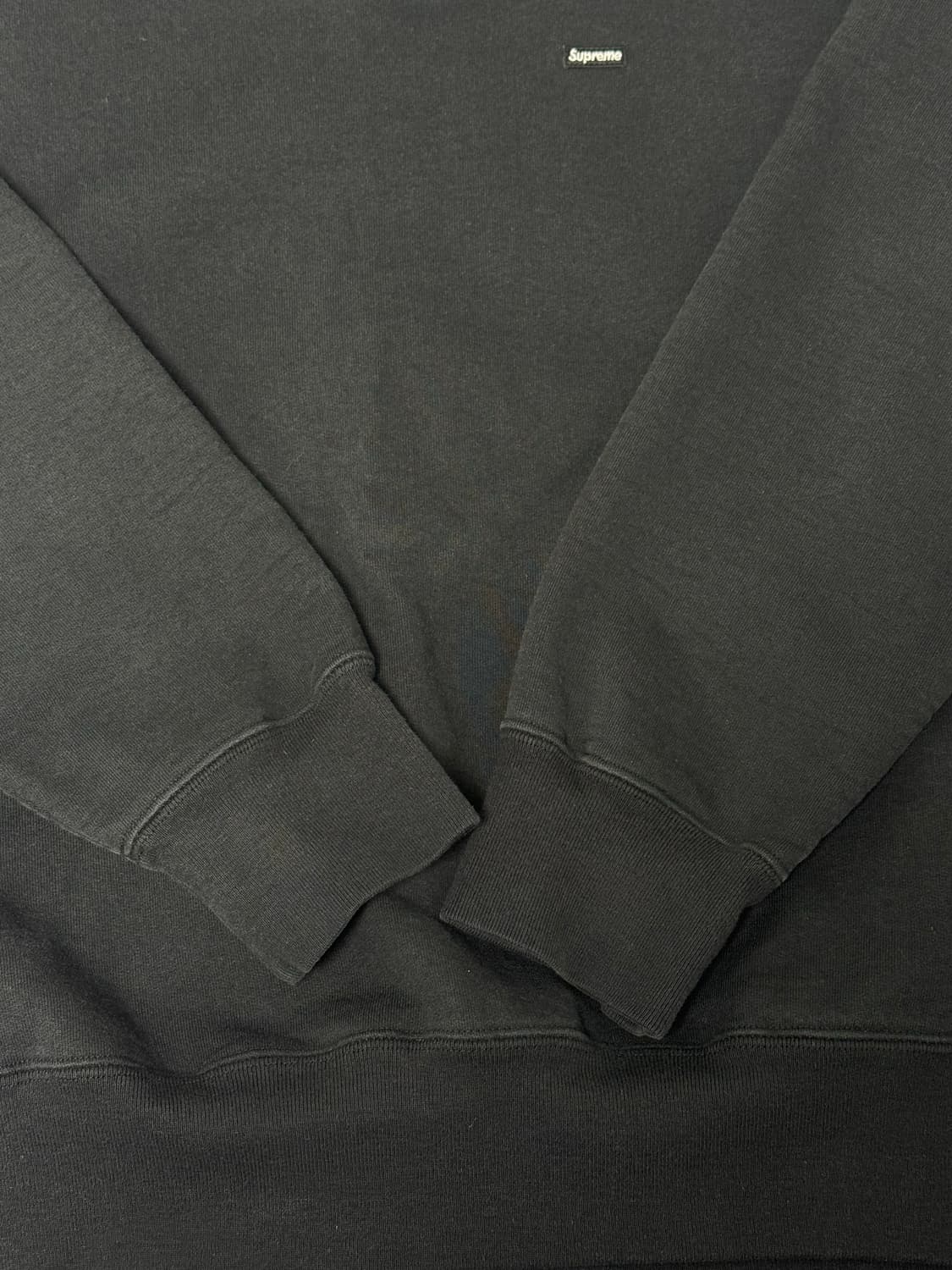 슈프림 스몰 로고 맨투맨 BLACK (M) 상품이미지3