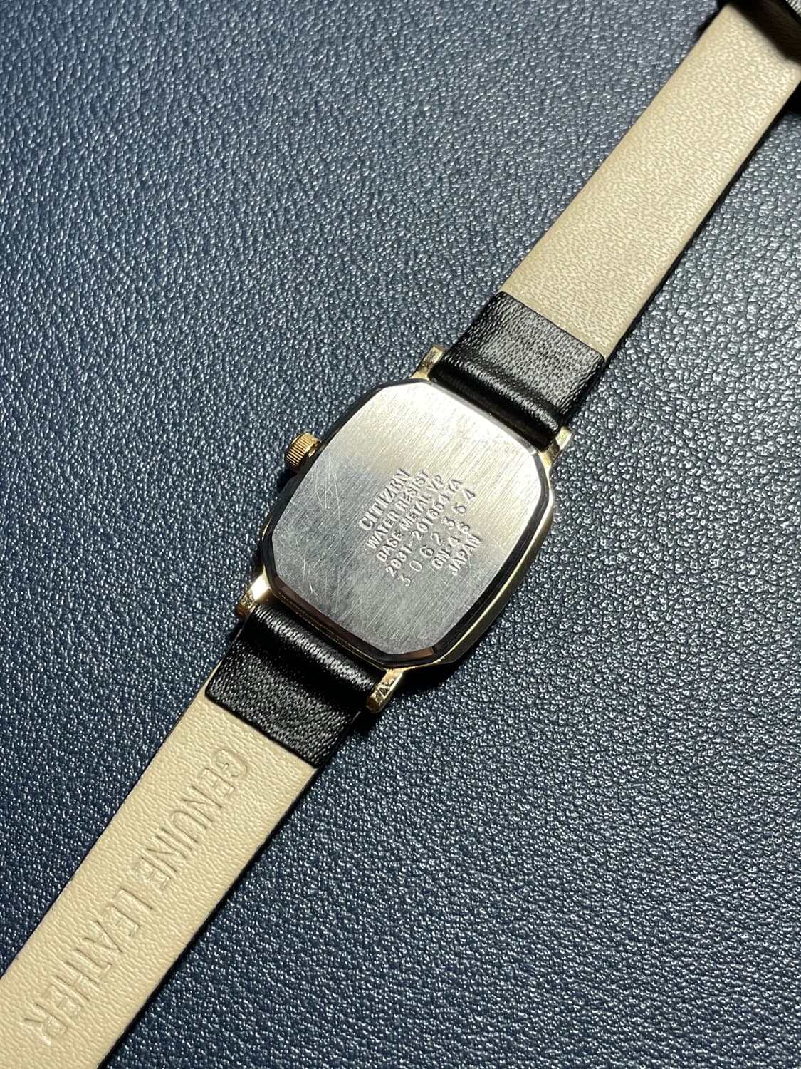 빈티지 시티즌 쿼츠 레더 시계 상품이미지6