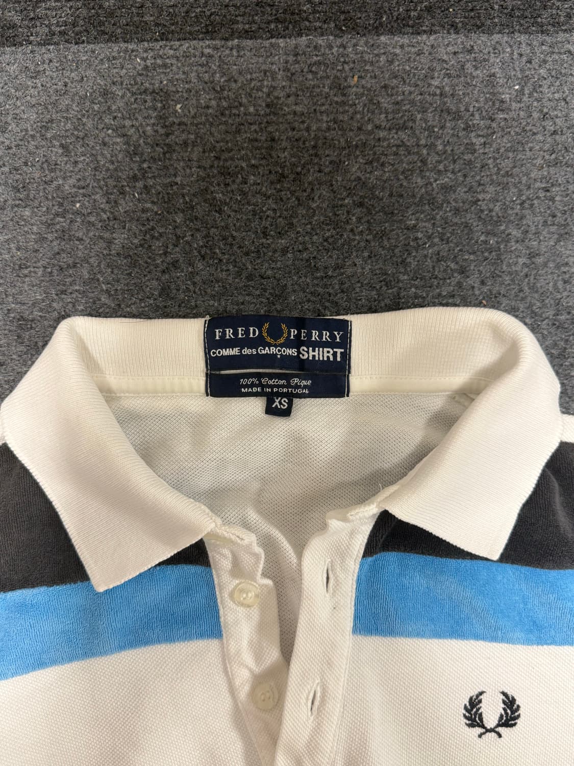 꼼데가르송 프레드페리 피케 티셔츠 상품이미지2